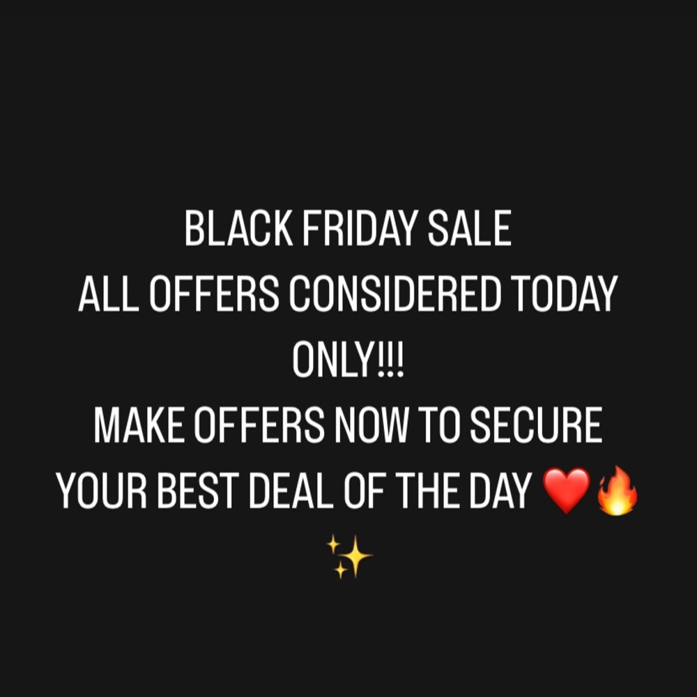 Black Friday Sale - All Offers Considered